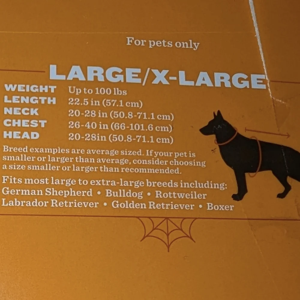 YOU CHOOSE SIZE Dog Bat Wings Up to 90 lbs Halloween Costume LARGE PET